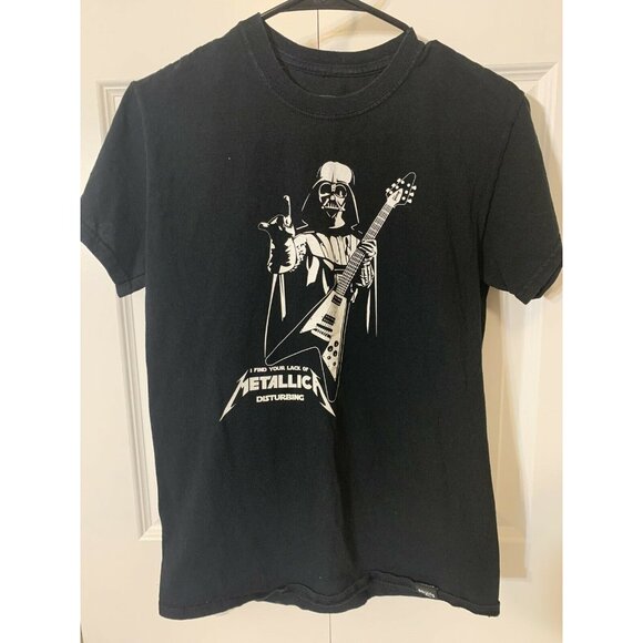 SunFrog Darth Vader Men’s Sz S I FIND YOUR LACK OF METALLICA Disturbing T Shirt - Picture 5 of 6